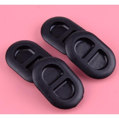68194821AA 4Pcs Black Oval Shaped Floor Pan Plugs Drain Hole Cover Fit For Jeep Wrangler JK JL