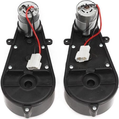 Promotion--2 Pcs 550 Universal Children Electric Car Gearbox With Motor, 12Vdc Motor With Gear Box, Kids Ride On Car Baby Car Pa