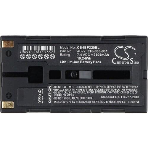 Cameron Sino 2600mAh Battery 318-030-001, 318-030-002, 318-040-001, AB27 for Intermec PB2, PB3