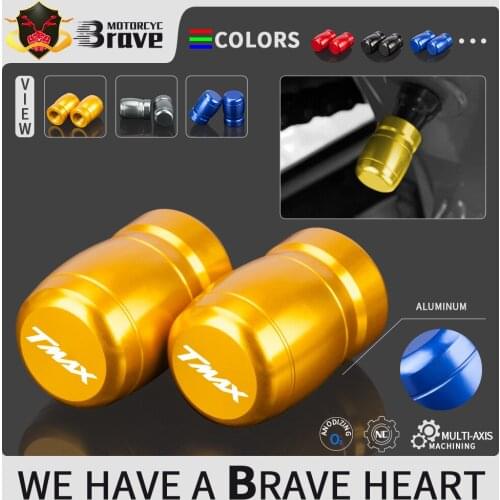 Motorcycle Aluminum Wheel Tire Valve caps For YAMAHA Tmax 500 530 SX DX 560 TECH MAX TMAX530 TMAX560 TECHMAX TMAX500 XP500 T-max