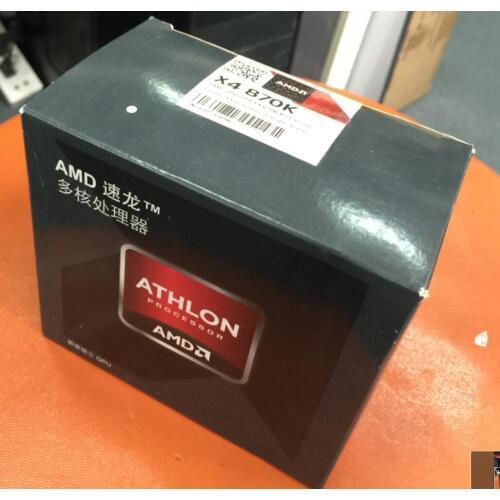 AMD Athlon X4 870K X870K Boxed with radiator FM2+ Quad-Core CPU 100% working properly Desktop Processor