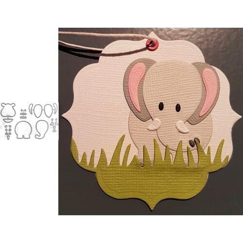 Elephant Hippo Animal Metal Cutting Dies for Scrapbooking Paper Craft Embossing Die Card Making Stencils New 2019