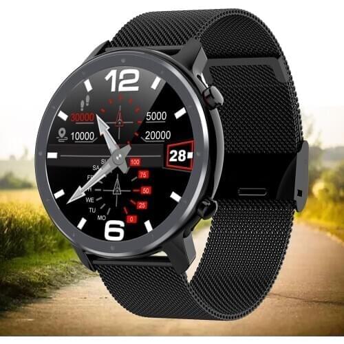 Fitness Sport Smart Watch Men Women ECG SmartWatch Heart Rate Monitor Full Round Touch Smart Watch IP68 Fitness Tracker Bracelet