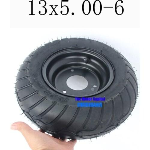 Hot Sale Super High Performance GO KART KARTING Metal Hub ATV UTV Buggy 13X5.00-6 Inch Wheel Tubeless Tyre Tire