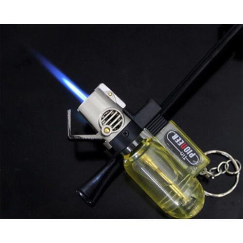 Hot Jet Lighter Torch Turbo Lighter For Cigar Pipe Keychain Nozzles Windproof Butane Gas Gasoline Lighter 1300 C For Outdoor