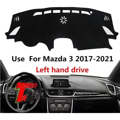 TAIJS Factory Classic Simple Dust resistant Polyester Fibre Car Dashboard Cover For Mazda 3 2017 2018 2019 20 21 Left Hand drive
