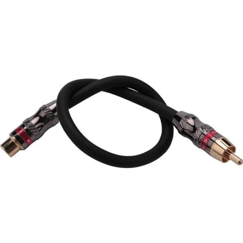 Rca Male To Rca Female Audio Composite Extension Cable Cord Wire Line Hifi Grade Plug Thickness Zinc Alloy Castin for Dvd