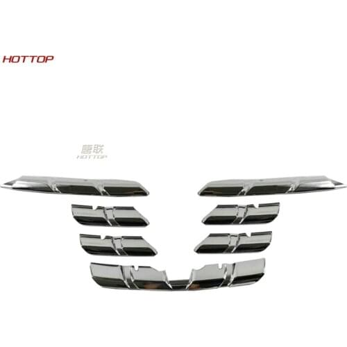 New Style For Renault Kadjar 2016 ABS Front Grille Grill Cover Trims 7 Pcs / Set