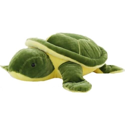 40-90cm Green Sea Turtles Tortoise Cushion Turtle Stuffed Plush Soft Pillow Doll Toy Christmas Gift