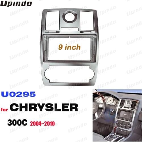 2 Din 9 Inch Car Radio Installation GPS Mp5 ABS PC Plastic Fascia Plane Frame For Chrysler 300C 2004-2010