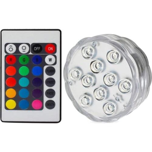 Multi Color Submersible LED Underwater Light Fish Tank Pond Swimming Pool Wedding Party