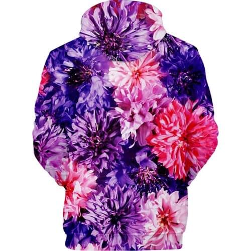 Personality Colorful Floral Hoodie 3D Men Women Fashion Cool Sweatshirts Harajuku Hoodies Boys/girls Hooded New Kid Kids Clothes