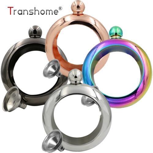 Transhome Stainless Steel Flat Flasks