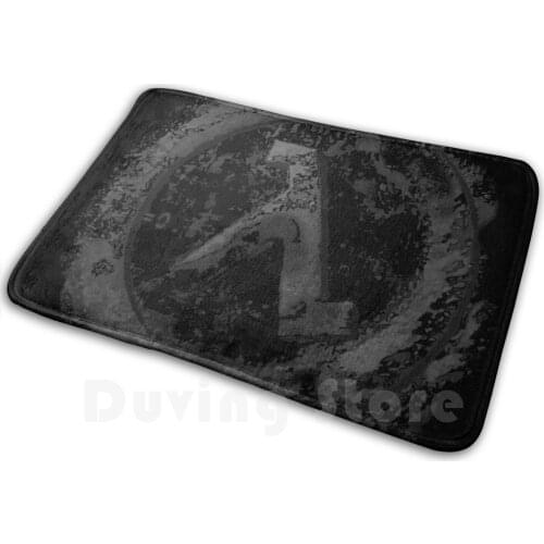 Half-Life Delta Vintage B / W Carpet Mat Rug Cushion Soft Non-Slip Half Life Hl Gordon Freeman Pc Gaming Games Valve