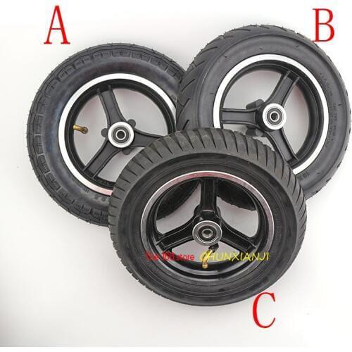 High performance 10x2.5 tire and aluminum alloy wheel10*2.50wheel are suitable for electric scooter balancing car