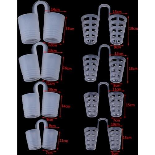 1PC/4Pcs/8Pcs Anti Snore Apnea Nose Clip Anti-Snoring Breathe Aid Stop Snore Device Sleeping Aid Equipment Stop Snoring