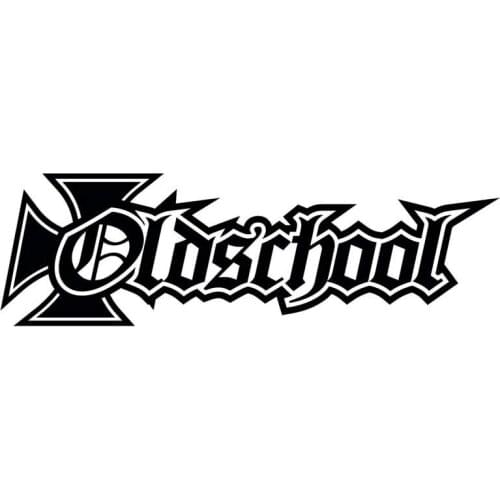 15.2CM*4.7CM OLD SCHOOL Vinyl Decal Tuning Hardcor Skateboard Laptop Helmet Car Sticker Decal