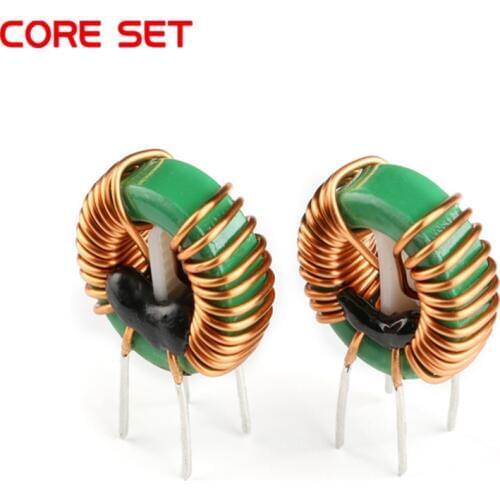 2pcs 22*14*8 2MH 1.0 Line Common mode Filter inductance Choke coil Annular common mode inductance 10A choke inductor