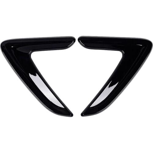 2Pcs For Bmw F30 F35 316I 320I 328I 330I 335I Car Accessories Fender Vents Decorative Cover Trim Stickers 2013-2017(Black)