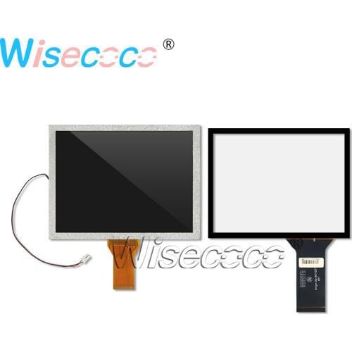 8 Inch 800*600 TFT LCD Screen Panle AT080TN52 V.1 with Touch Screen Digitizer Assembly to TTL 50pin controller for DIY