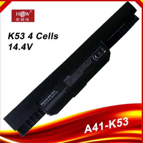14.4V A41-K53 battery for ASUS X54HR X54C X54H A54C X54HY A54H series
