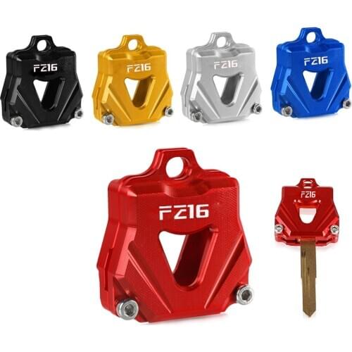 Motorcycle Accessories CNC Aluminum Key Cover Cap Creative Products Keys Case Shell With Logo For Yamaha FZ16 FZ 16 2015-2016