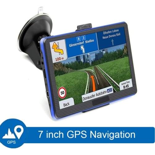 Anfilite 7 inch 800*480 DDR 512M 16GB FM transmitter car 3D GPS Navigation Android 4.4.2 WIFI truck AVIN vehicle gps navigator