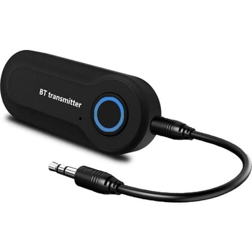 Kuulee Bluetooth-compatible Audio Transmitter Wireless Audio Adapter Stereo Music Stream Transmitter for TV PC MP3 DVD Player