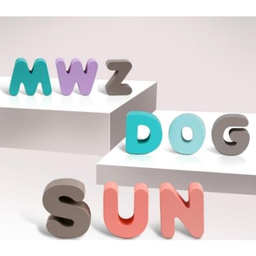 ABC Puzzle Digital Wooden Toys Early Learning Jigsaw Letter Alphabet Number Puzzle Preschool Educational Baby Toys for Children