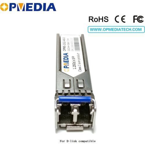 For D-Link 1000Base-LH,1.25G 1310nm 40km SFP trasceiver, SFP-GE-LH ,DDM,dual LC connector