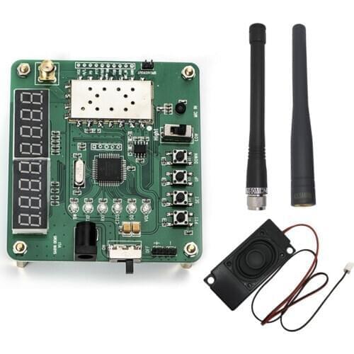 2pcs/lot LCD DEMO Board Kit for 2W UHF | VHF walkie talkie module SA868 + speakers + antennas