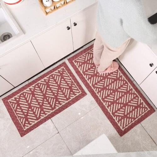 Indoor Mat Carpet Anti-moisture Entrance Bedroom Bedside Kitchen Bathroom Door Mat Carpet Geometric Outside Anti-slip Door Mats