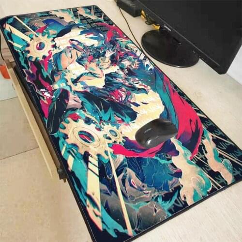 XGZ Jojo Bizarre Adventure Anime Gamer Play Mats Locking Edge Mousepad Gaming Washed Mouse Pad Durable PC Anti-slip Mouse Mat XL