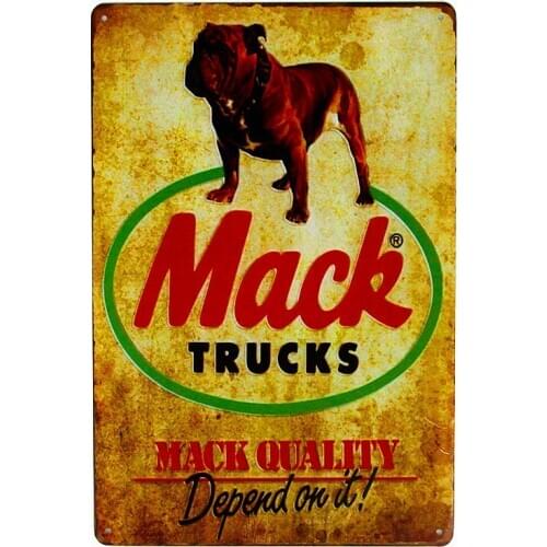 Mack Trucks Decor Metal Sign 20*30cm Vintage Poster Wall Plaque