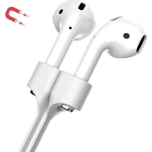 Magnetic Earphone Rope For Airpods 1 2 3 Pro Anti Lost Strap Magnetic String Rope For Bluetooth Earphones Silicone Cable Cord