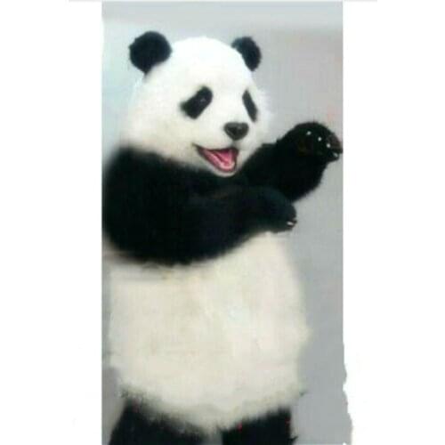 New Cute Panda Bear Fursuit Furry Costume Cosplay Outfits Clothing Advertising Halloween Adult Size Child Birthday Party
