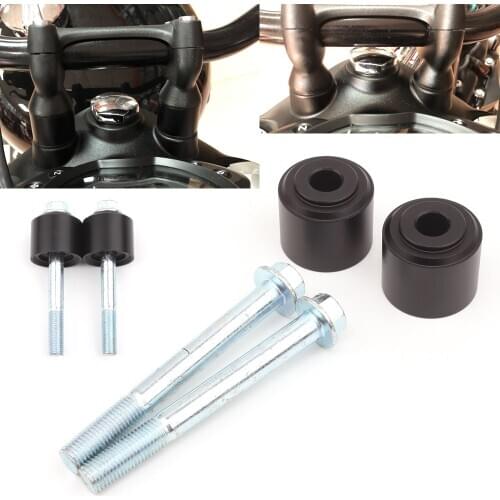 Motorcycle Pair Handlebar Risers kit Mount Clamp For Triumph Bonneville T100 T120 2016-2019 Scrambler1200XC Street twin