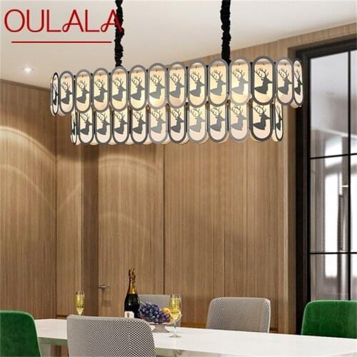 OULALA Pendant Light Postmodern Creative Crystal Lamp Luxury Decorative for Home Dining Living Room