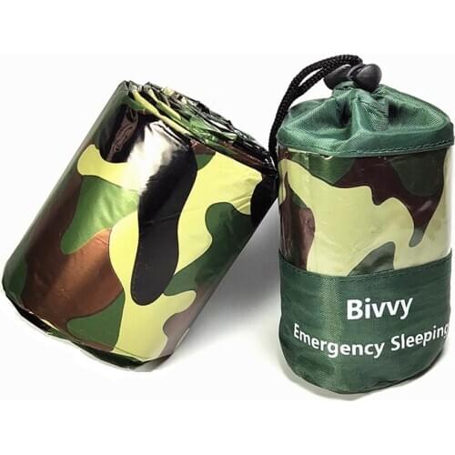 Portable Ultralight Camping Sleeping Bag Waterproof Camouflage Outdoor Emergency Sleeping Bag Camping Travel Hiking