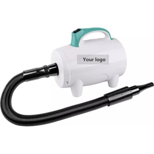 Replaceable wind head professional 2 gear temperature control electric pet hair dryer comb