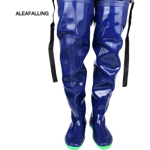 Aleafalling Outdoor Hunting Wild High Rain Boots Waterproof Pvc Rainboots Water Rubber Kitchen Garden Work Boots M026