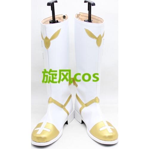 Fate/Apocrypha Rider of Black Faction Astolfo Twelve Paladins of Charlemagne Cosplay Boots Shoes S008
