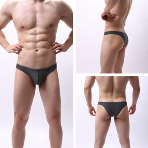 Sexy Men Bikini Briefs Fashion Dot Design Short Lingerie Tanga Seamless Underpants