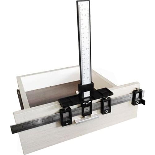 Detachable Hole Punch Jig Tool Center Drill Bit Guide Set Sleeve Cabinet Hardware Locator Wood Drilling Woodworking Tool