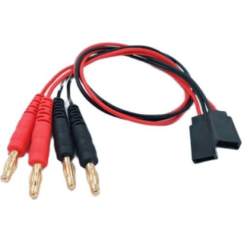 Futaba Rx Plug to 4mm Banana Plug Charge Lead adapter wire 2 pack