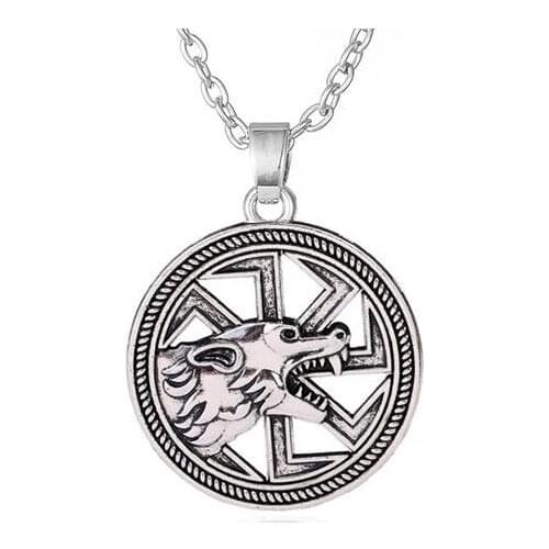 Slavic Kolovrat Amulet Pagan Sun Talisman Spinning Wax Cord Religious Pendants Necklace