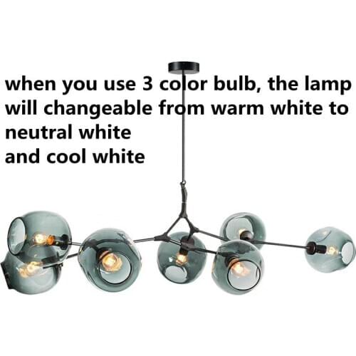 Modern LED Glass Chandelier Lighting Luxury Crystal Gold Living Room Decoration Chandeliers Ceiling Hanging Lights Indoor Luster