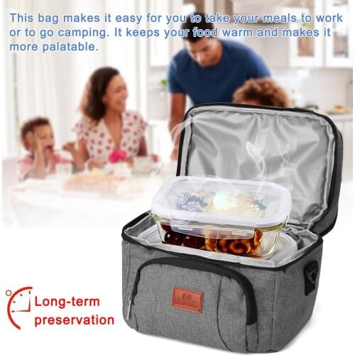 Lunch Bag Hand-held Insulation Bag Picnic Insulation Bag Commuters Carry Lunch Tools Food Bag for Work