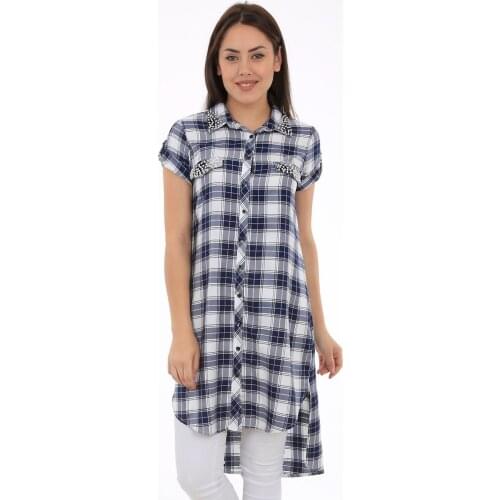Pearl Gemstone Plaid Tunic 2021 Summer Spring Muslim Clothing Women 'S Scarves Islamic Hijab For Muslim Women Tunik