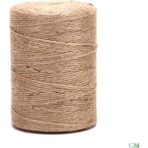 100m Handmade Hemp Linen Cords Rope To Tie Burlap Twine Rope String DIY Craft Decoration Cuerda Yute Corde Chanvre